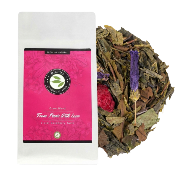 From Paris with Love - Ceai verde - Sencha, White Tea și Nalbă - 100g